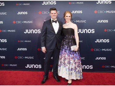 Ivan Decker arrives on the red carpet at the Juno Awards in Vancouver, Sunday, March, 25, 2018.