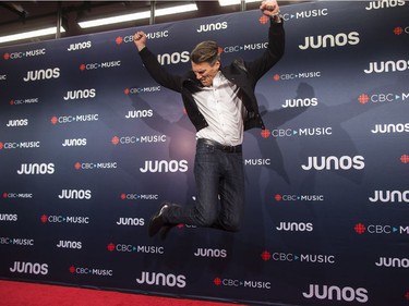 Vancouver mayor Gregor Robertson is seen during arrivals for the 2018 Juno Awards, in Vancouver on Sunday, March 25, 2018.
