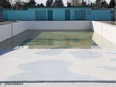 The City of Surrey will be repainting pool houses at four of its outdoor pools, including Kwantlen Pool, above. The paint on the pool houses contains lead.