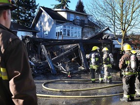 Crews are currently on scene at a fire located in the 400 block of West 17th Avenue near Cambie Street in Vancouver, B.C. on Sunday, March 11, 2018.