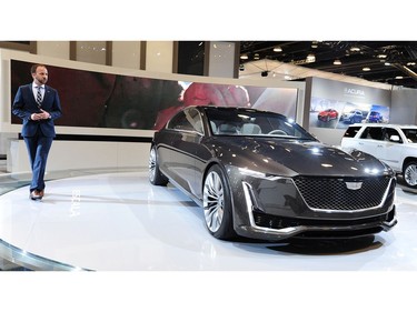 Cadillac unveiling at the 2018 Vancouver Auto Show