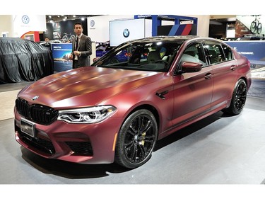 BMW M5 at the 2018 Vancouver Auto Show