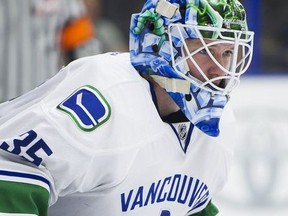 Will Thatcher Demko play his first NHL regular-season game this month?