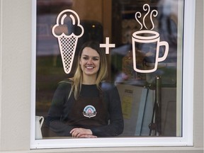 April Davis, manager of the Rocky Point Ice Cream, feels the free summer trolley, will have a positive impact on the congestion in bustling Port Moody.