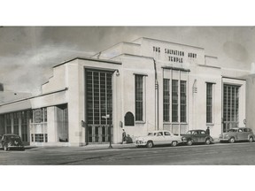 The Salvation Army Temple at Gore and Hastings streets in Vancouver on March 24 1951.