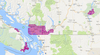 A map of where the BC government’s speculation tax applies.