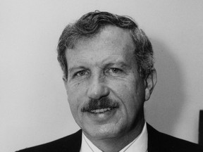 Les Wingrove, Coquitlam Adanacs general manager and Canadian lacrosse hall-of-famer, in 1993.