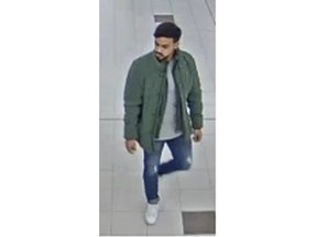 Mounties in Surrey are seeking help to identify this suspect after an alleged sexual assault at City Centre in Surrey last month. [PNG Merlin Archive]