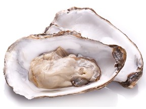 A raw oyster.
