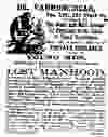 Dr. Vanmonciscar ad in the Portland, Oregonian, Sept. 9, 1886. Dr. Vanmonciscar was a pseudonym for Dr. Powell Reeves.