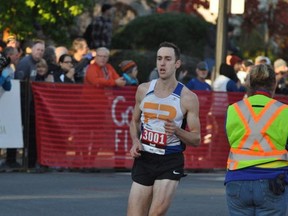 Geoff Martinson is a perennial contender in the Sun Run men's event, finishing second last year. He hopes to improve on that by one spot on Sunday.
