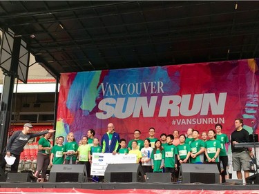 Pacific Academy was the elementary school with the most participants in the 2018 Vancouver Sun Run, with 109. The school wins $600. [PNG Merlin Archive]