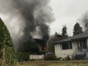 District of North Vancouver fire fighters were called to a house fire Friday morning in Lynn Valley.