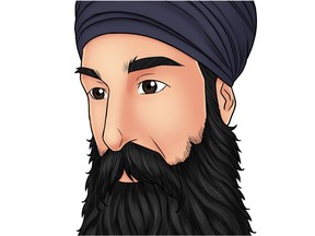 Surrey-based psychotherapist Jaswinder Singh Sandhu is one of many specialists working with Canadian Sikhs on the front lines of their social and emotional challenges. (Sandhu features this portrait of himself on his website, Sikh Therapy, which aims in part to reach troubled youth.)