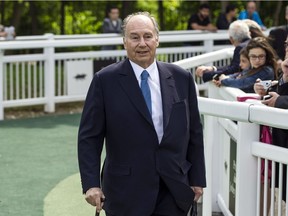 The Aga Khan, spiritual leader of the world's 20 million Ismaili Muslims, will be visiting Vancouver from May 5 to 7. (Photo: Prince Aga Khan, who is also a businessman and racehorse breeder, attends the French Derby, in Chantilly, north of Paris.)