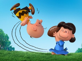 Beloved children's cartoon characters Charlie Brown and Lucy.