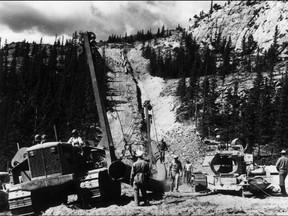 The original Trans Mountain pipeline from Edmonton to B.C. was finished in 1953.