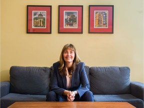 Shauna Sylvester, director of SFU Centre for Dialogue, at her home in Vancouver, BC, April 3, 2018.