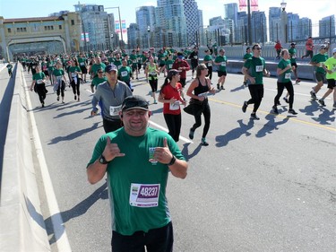 Sun Run Smilers participate in the 10 K Vancouver Sun Run on April 23, 2018.