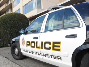 A New Westminster police vehicle.