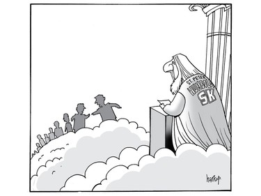 Graham Harrop Editorial Cartoon for April 14, 2018.