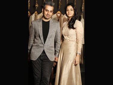 Leading Indian designers Shyamal & Bhumika showcase their latest collection at Lakme Fashion Week in India. Shyamal Shodhan (L) was here to talk style and showcase his latest collection at House of Raina in Surrey, B.C.
