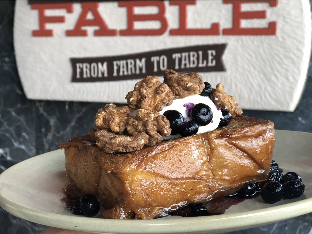 Fable Kitchen's French Toast by Chef Trevor Bird. 