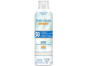 Live Clean Sport Mineral Sunscreen Spray SPF 30