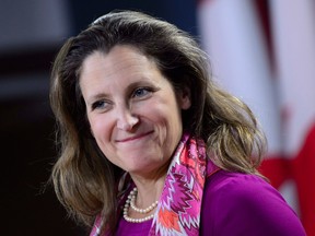 Foreign Affairs Minister Chrystia Freeland has been a fixture in the U.S. capital in recent weeks, participating in high-level NAFTA talks.