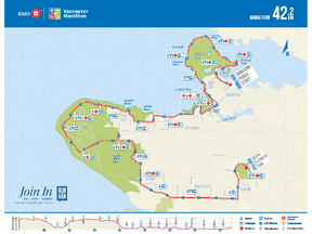 2017 bmo marathon map