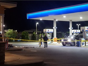 One man is dead after a shooting incident at a Langley gas station on Tuesday night. [PNG Merlin Archive]