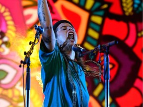 Tash Sultana performs onstage during the 2018 Coachella Valley Music And Arts Festival at the Empire Polo Field on April 21, 2018 in Indio, California.