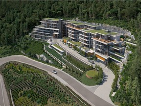 An artist's rendering of The Courtenay, a project from British Pacific Properties in West Vancouver. [PNG Merlin Archive]