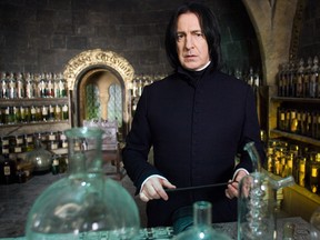 Alan Rickman as Severus Snape in Warner Bros. Pictures' fantasy "Harry Potter and the Order of the Phoenix. (Warner Bros. photos)