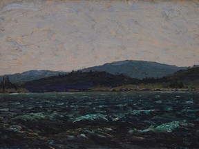 A sketch of a lake in Algonquin Park by Tom Thomson sold for $481,250 at a Heffel auction Wednesday.