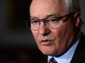 Liberal MP Wayne Easter holds a press conference in the foyer of the House of Commons in Ottawa on Thursday, March 26, 2015. A Canadian MP has told a Washington audience that the American proposal for five-year sunset clause in a renegotiated NAFTA deal is "a stupid idea." Wayne Easter also dismisses U.S. demands for an end to Canada's supply management policy for dairy products.THE CANADIAN PRESS/Sean Kilpatrick