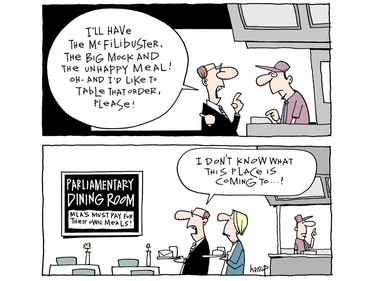 Graham Harrop's editorial cartoon for Friday, May 11, 2018.