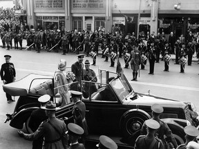 King George VI and Queen Elizabeth arrive for the official opening of the new Hotel Vancouver in 1939. The iconic property recently underwent a massive restoration project that included the 14th Floor where the Royal couple stayed.