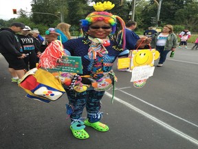 The so-called Queen of Smiles is one of the many attractions at the annual Vistas Run and Family Walk at Kanaka Creek Regional Park near Maple Ridge. The 21st Vistas Run will be held on Sunday, May 27.