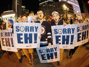 Winnipeg Jets fans have turned the famed intersection of Portage and Main into their a celebration point for everything Canadiana this spring, as their club soars into the NHL Western Conference final.