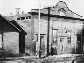 The Imperial Opera House on Pender at Beatty, circa 1894 to 1899. Vancouver Archives AM54-S4-: Mil P5.