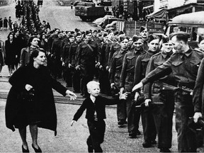 The Second World War posed perhaps the last major crisis for Metro Vancouver. What's been the worst since then? (Iconic Photo: Private Jack Bernard, B.C. Regiment says goodbye to his son Warren, as he leaves for the Second World War in New Westminster, B.C., 1940)