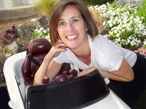 Provincial director Jennifer Petersen was delighted when a Bentley pedal-car raised $2,100 for the Children’s Wish Foundation of Canada at an auction preceding the Hublot Diamond Rally for luxury and supercars.