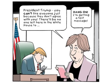 Graham Harrop's editorial cartoon for Saturday, May 5, 2018.