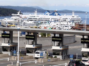 B.C. Ferries is enjoying a record year for vehicle and passenger traffic, but earning less profit than last year.