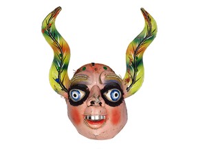 Mask from Puno, Peru, of the devil’s wife known as La Loca. (Unknown artist).