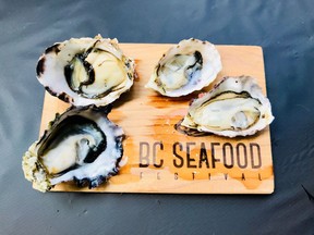 Oysters to eat at B.C. Seafood Festival's Shucked event.