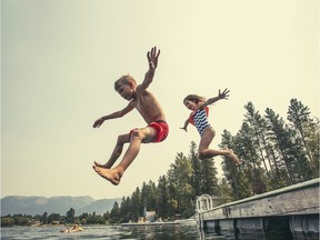 It was a good day for a jump in the lake. Multiple hot-weather records were broken in B.C. Wednesday.