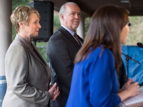 B.C. cabinet minister Katrine Conroy, left, said if there isn't an agreement on the Columbia River Treaty before 2024, "the Americans would have to make effective use of their own storage. Right now if they need something, they phone and we adjust to meet their needs because they bought that (storage)."