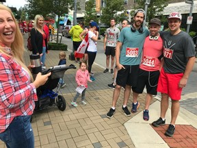 More than 400 runners and walkers laced up for the seventh annual Scotiabank Canada Day Run at UBC's Wesbrook Village on Sunday for a memorable morning of flag-waving and family fun on the run.